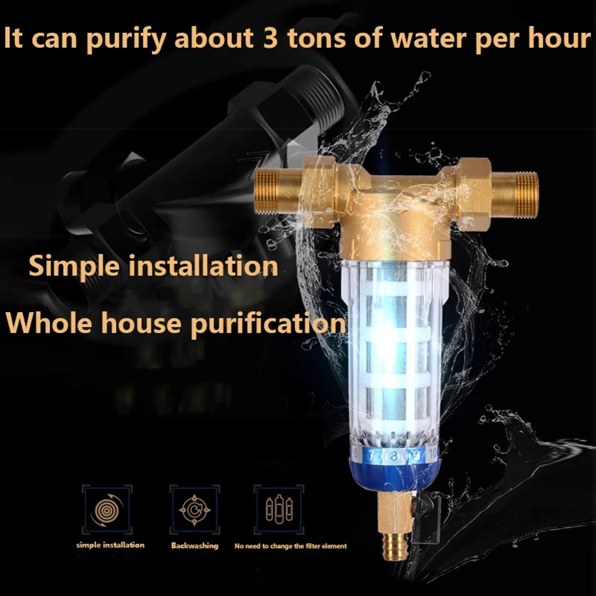 Stainless Steel Mesh Sediment Water Filter B559