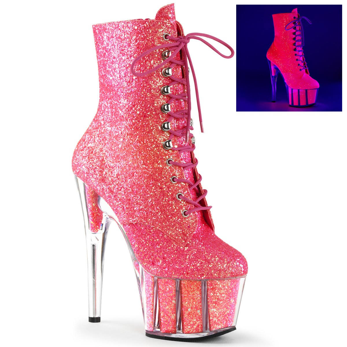 Silver Glitter 8 Heels C847050