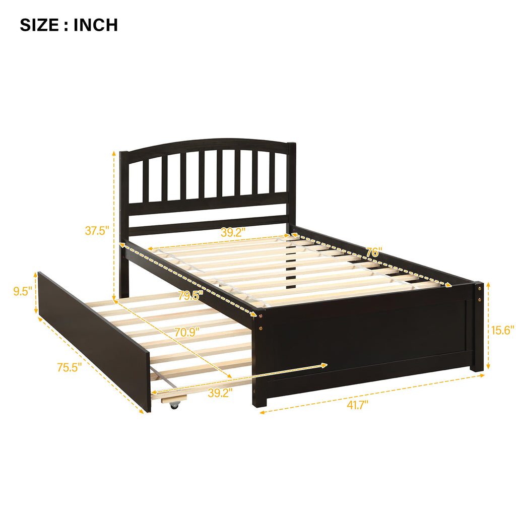 Twin Trundle Bed H264