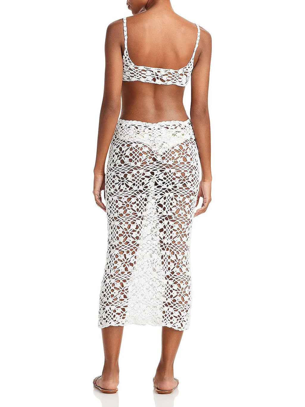Cotton Crochet Maxi Dress M584268