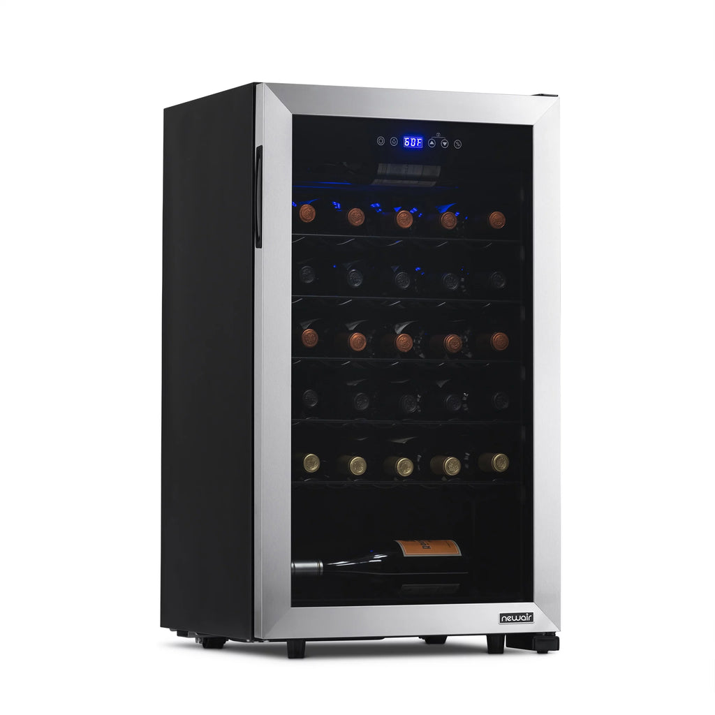 33 Bottle Stainless Steel Compressor Wine Fridge I11953