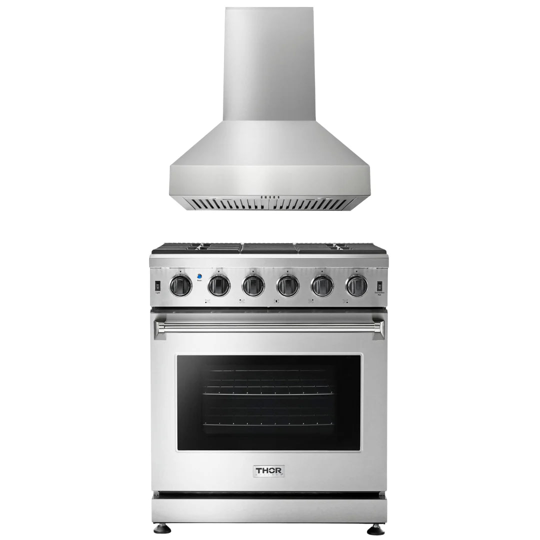 30 Propane Gas Range and Range Hood S2240
