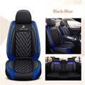 Black-Red Leather Car Seat Covers 2 Seats F529