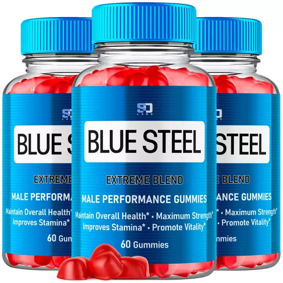 Blue Steel Male Gummies 3 Pack X389681