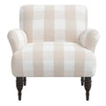 32x22 Cotton Armchair Linen Blend C347