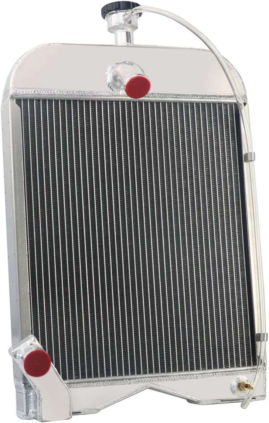 3 Row Aluminum Tractor Radiator With Radiator Cap W6229