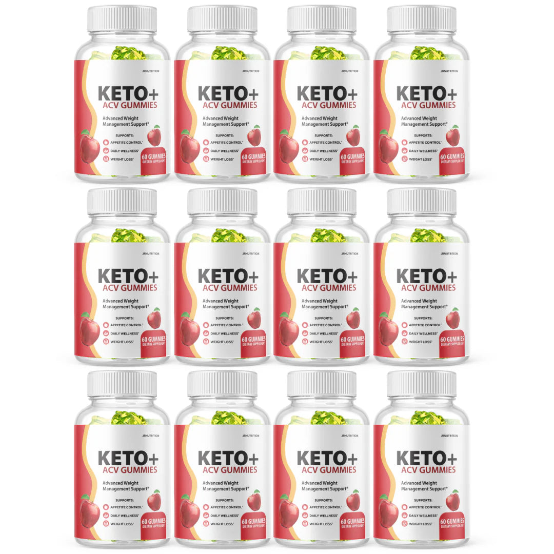 Keto + ACV 500mg Gummies - 12 Bottles M30793