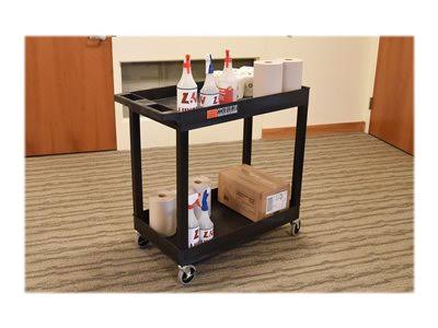 2-Shelf Tub Cart Gray R35307
