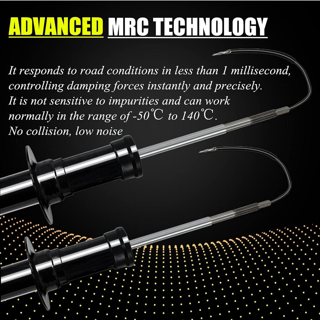 2PCS Front Shock Absorber with Magnetic for Cadillac Escalade Tahoe Suburban Silverado GMC Sierra 1500 Yukon O315103