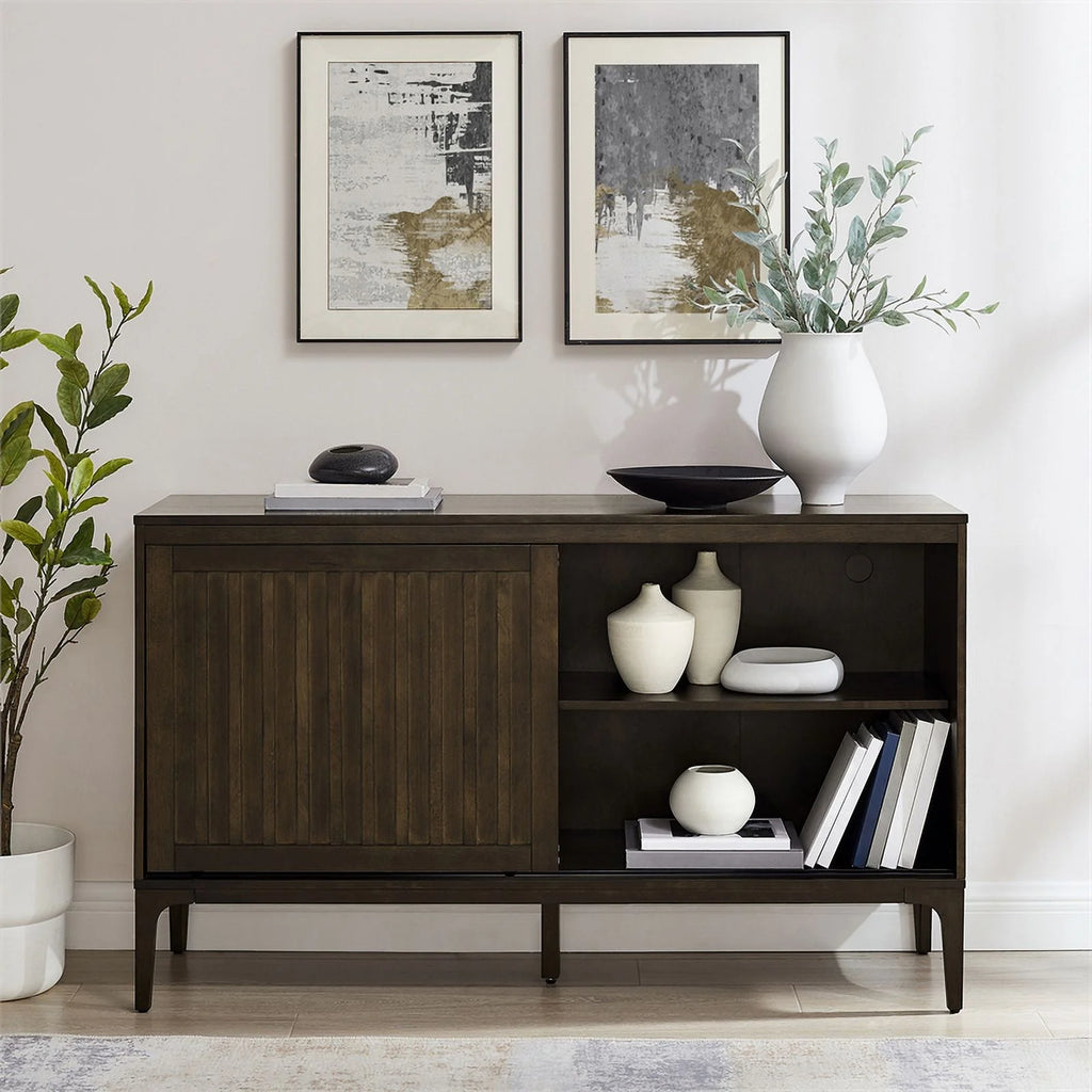 Dark Brown Wood Sideboard C63531