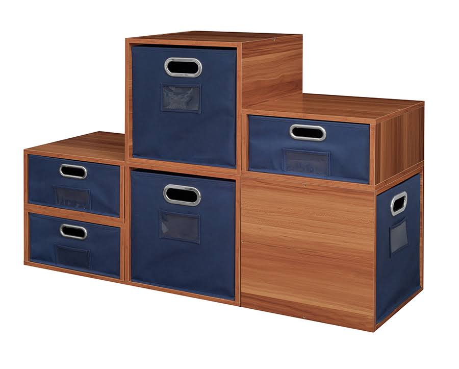 1 Half Cube/1 Full Cube Storage Set with Foldable Storage Bins S128710