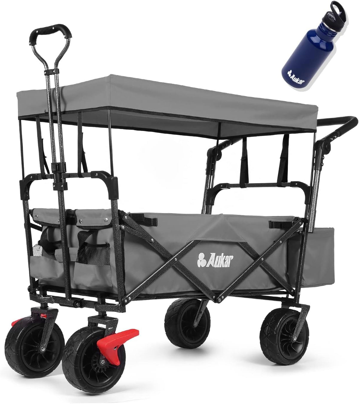 Heavy Duty Collapsible Wagon Cart (Red) W941