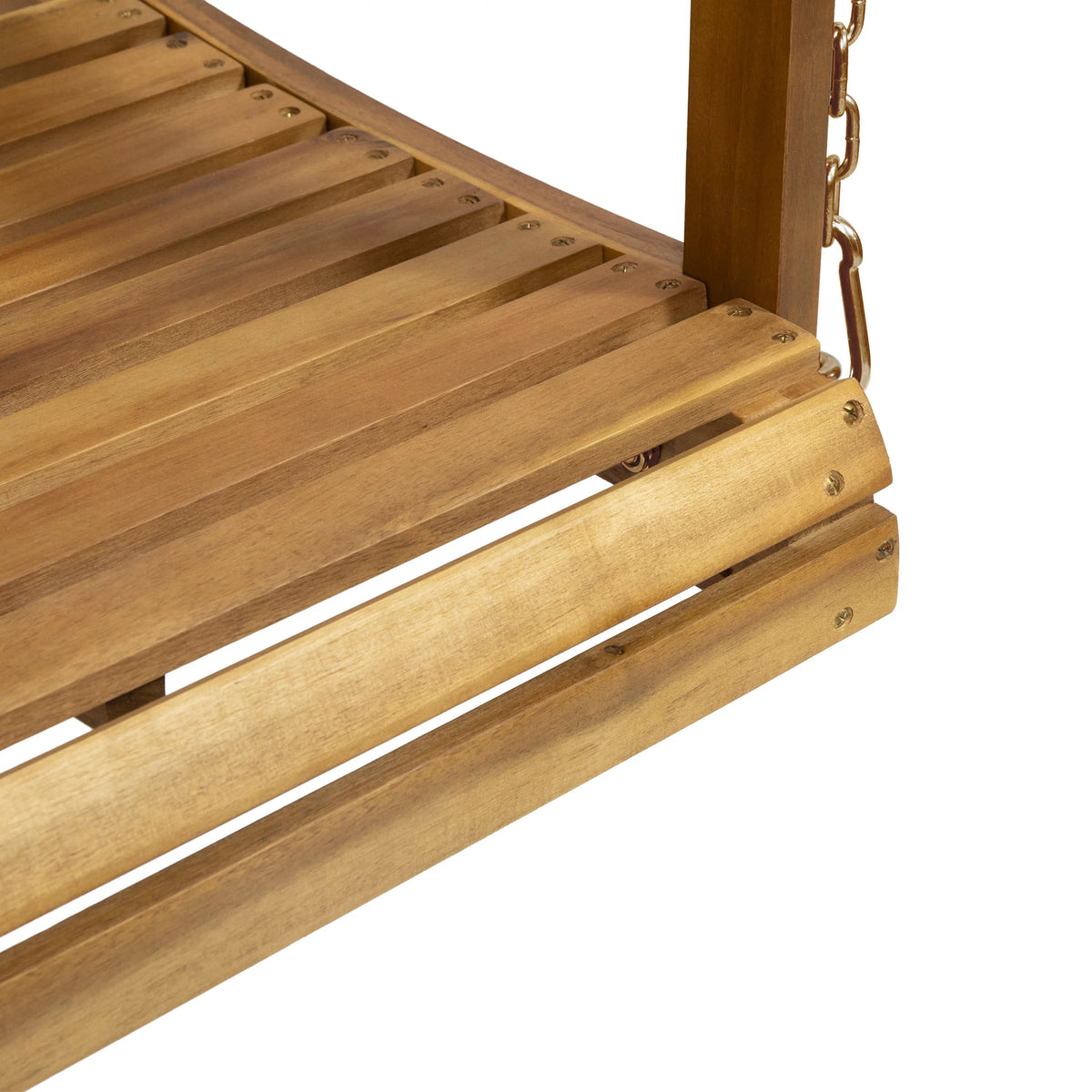 Teak Acacia Wood Porch Swing N9732