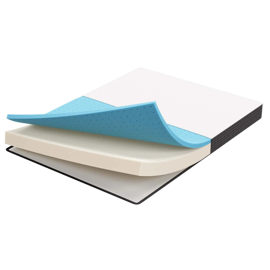 Memory Foam Narrow Twin Mattress in White F618