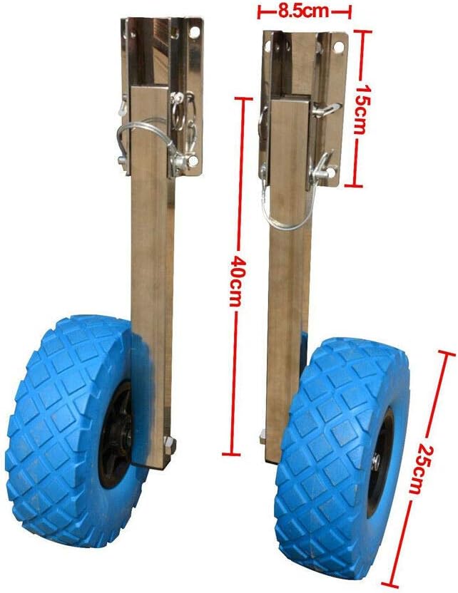 Stainless Steel Boat Transom Launching Wheel for Inflatable Boat U28130