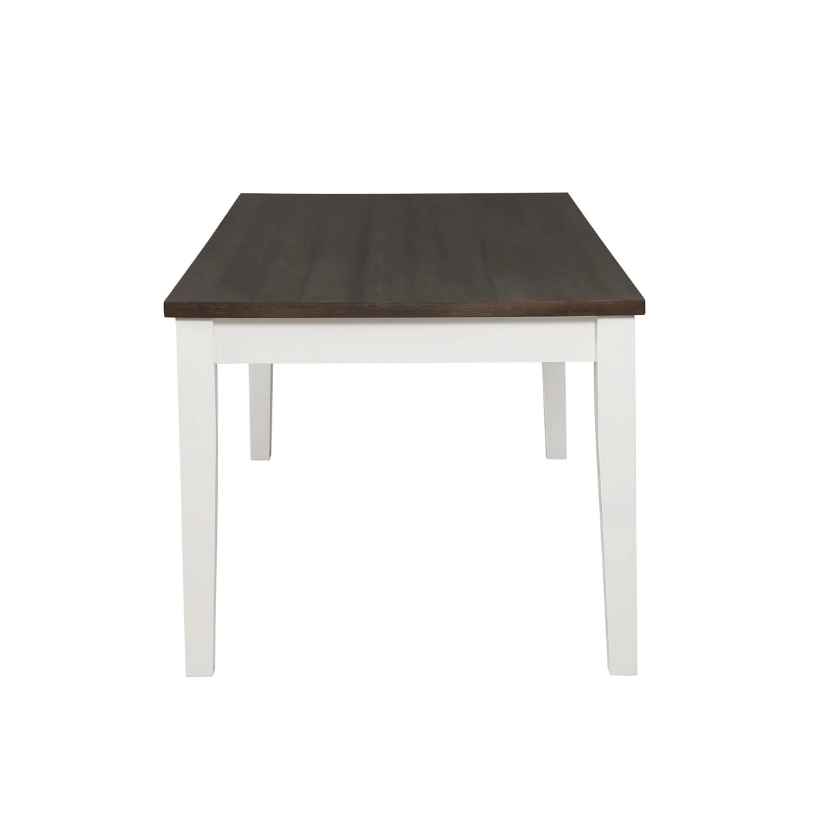 Espresso and White 4-drawer Dining Table Z79046
