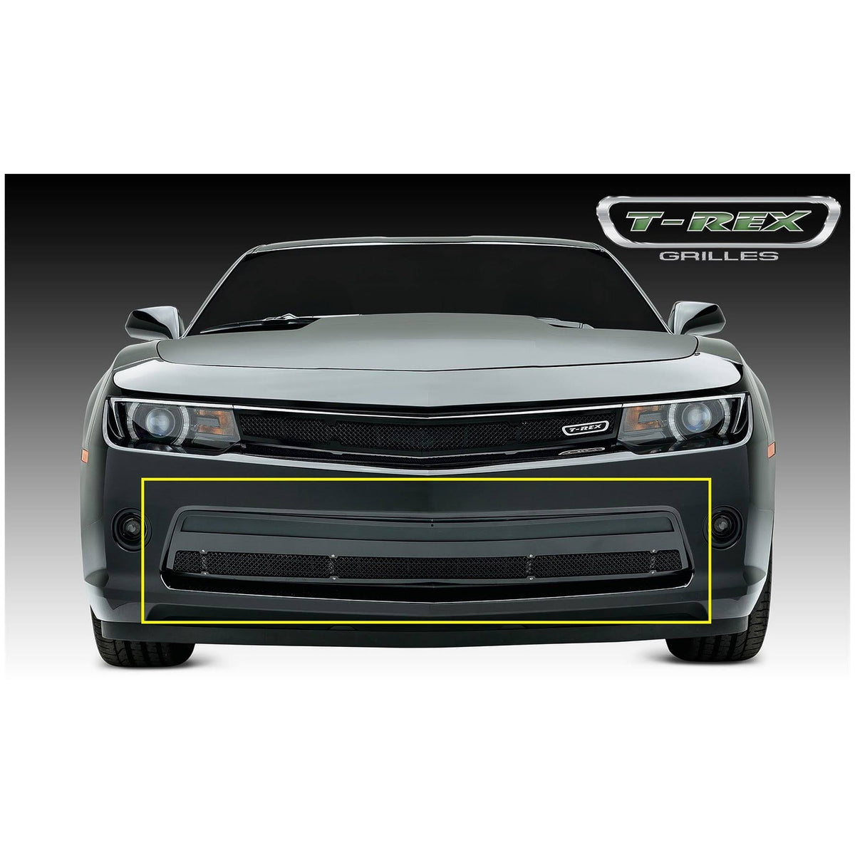 Black Camaro Mesh Bumper Grille Overlay S57812