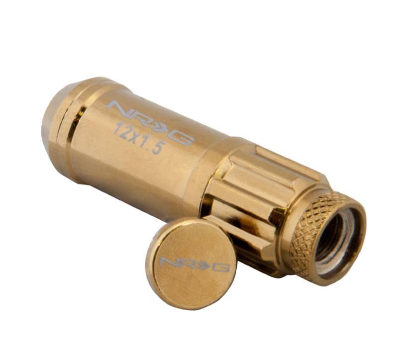 21 PC Chrome Gold Steel Lug Nut Set M5999