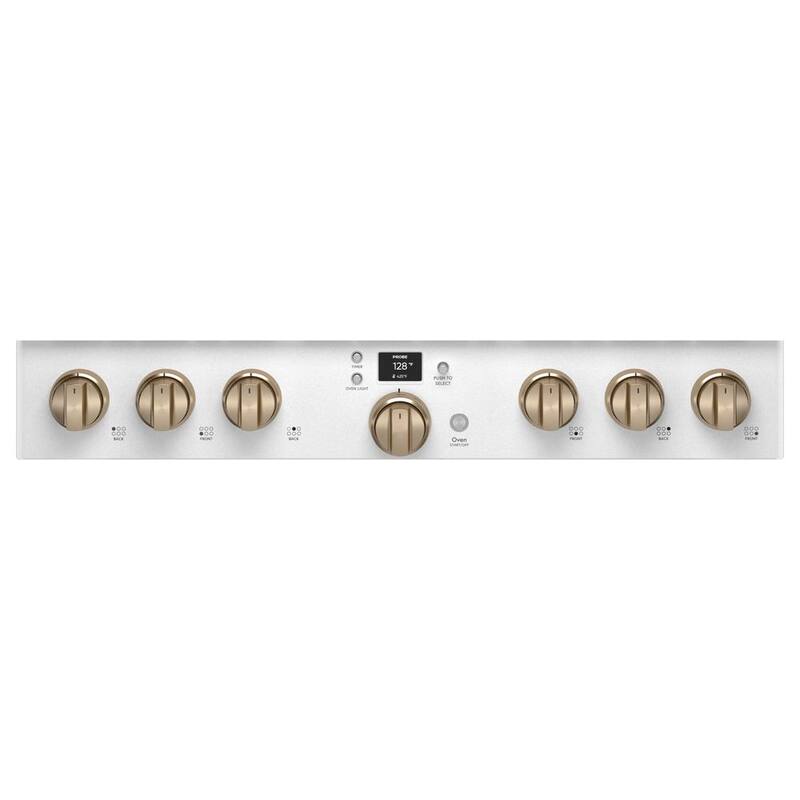 Matte White 6 Burner Dual Fuel Range W135