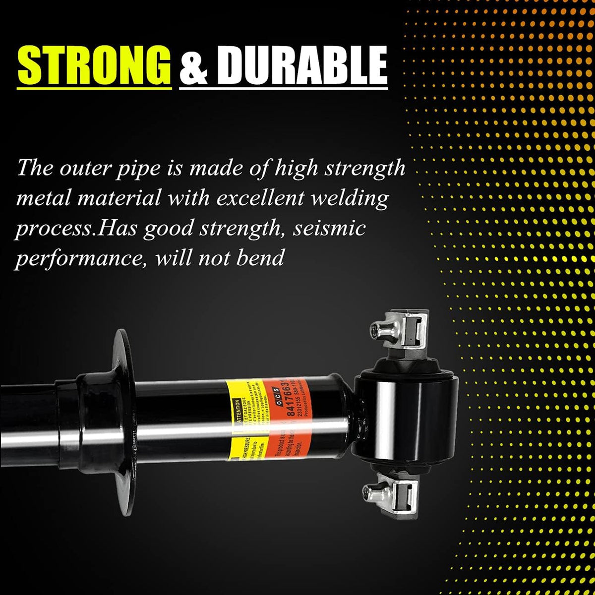 2PCS Front Shock Absorber with Magnetic for Cadillac Escalade Tahoe Suburban Silverado GMC Sierra 1500 Yukon O315103