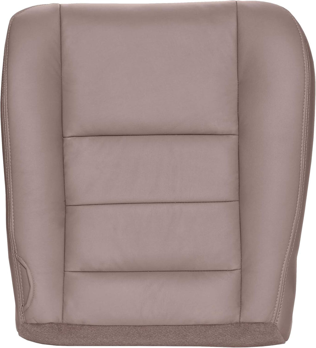 Passenger Bottom Replacement Leather Seat Cover Medium Parchment Tan V972466