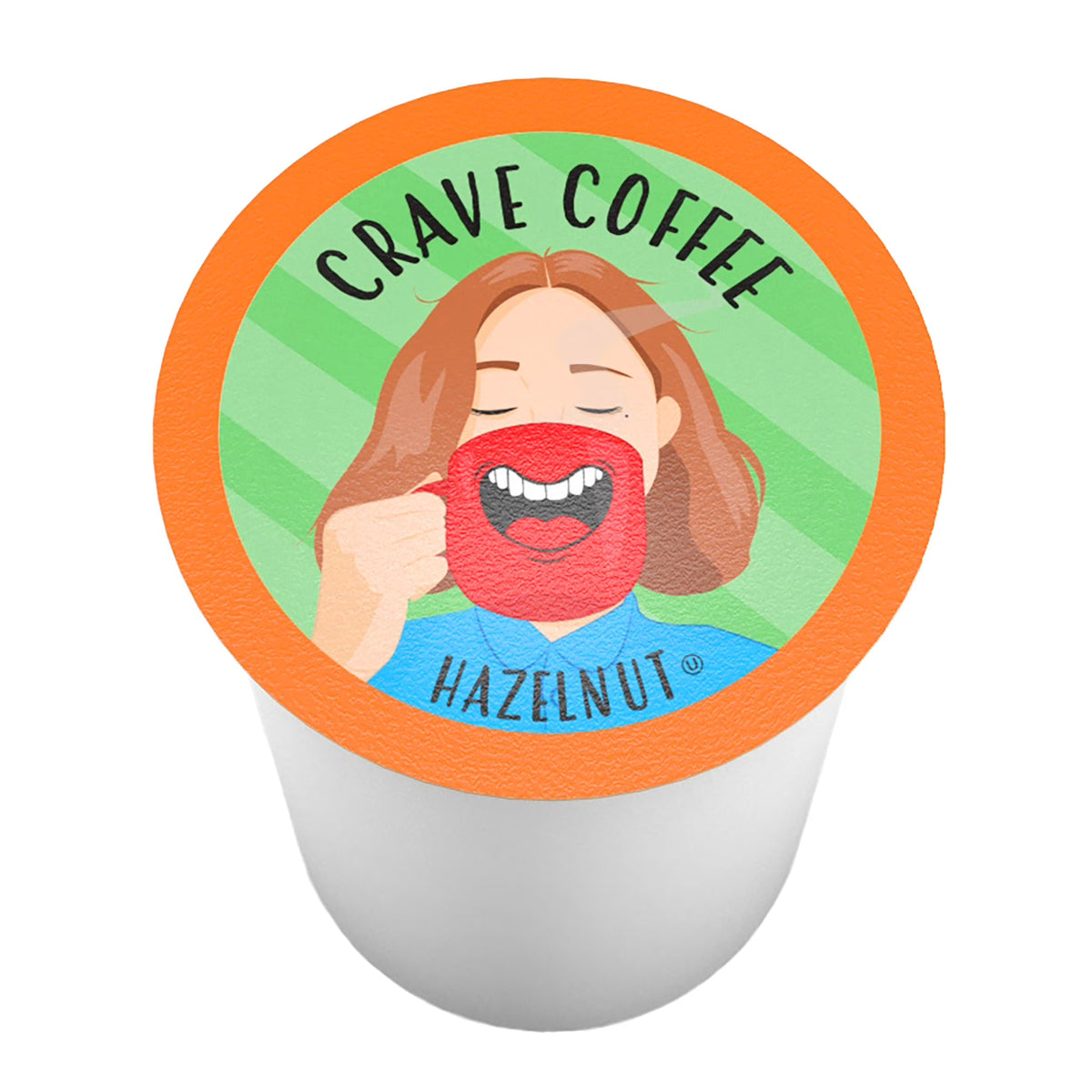 Hazelnut Flavored Coffee Pods, 100 Ct P1062