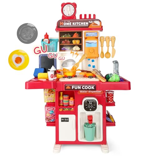 Toy Kitchen Set with Spray Sink & Lighting P875