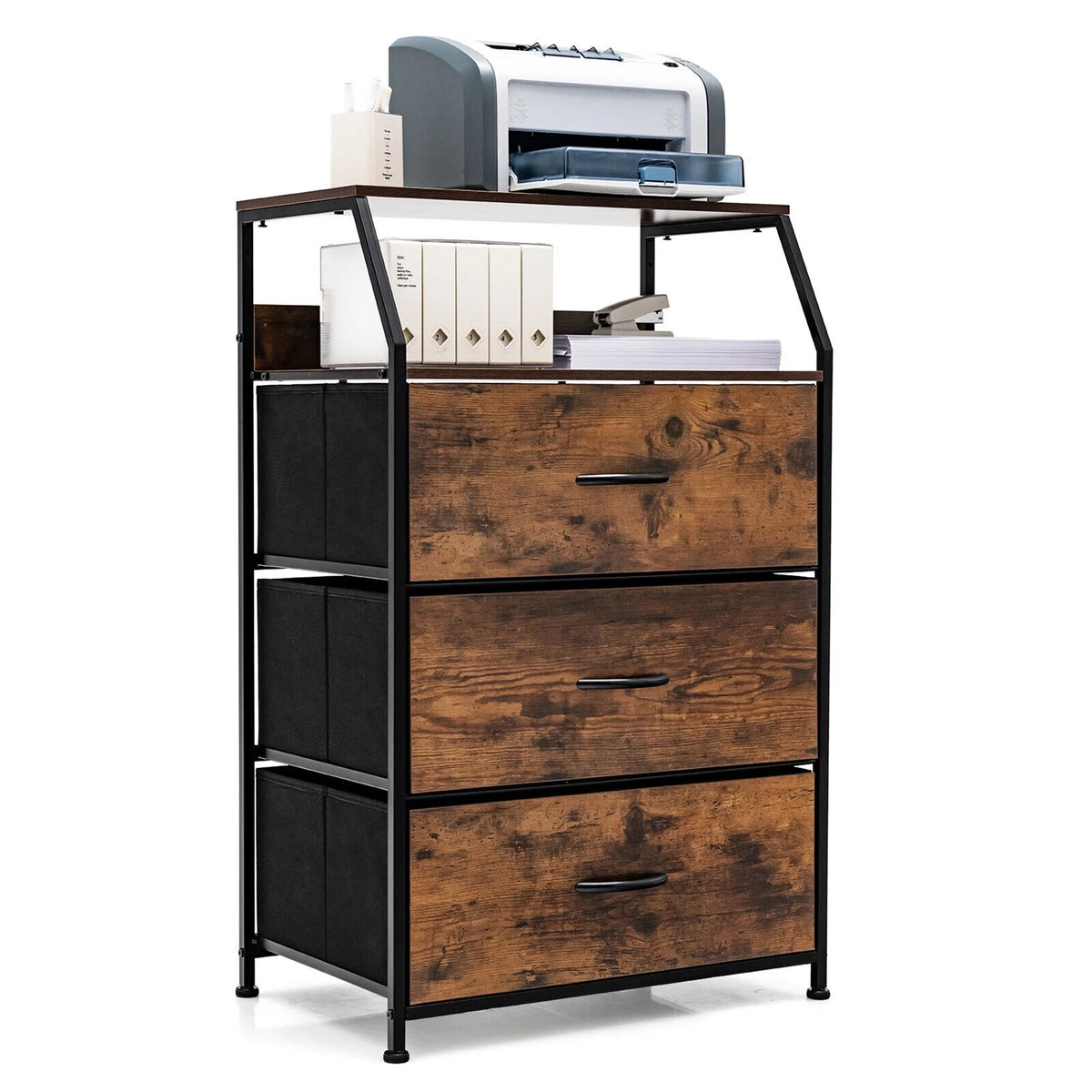 3 Drawer Dresser with Top Shelf Y9233
