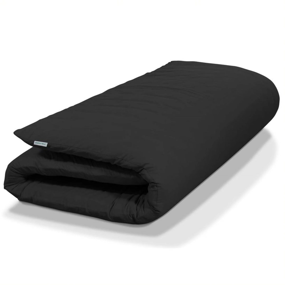 Japanese Futon Floor Mattress Queen Black D932997