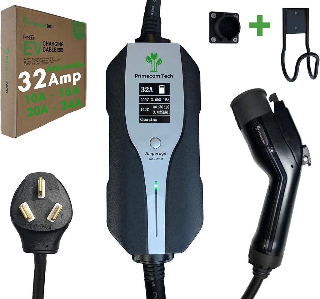 Level 2 Electric Vehicle Charger with 30Ft Cable M605