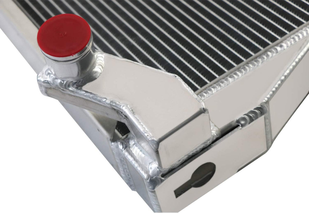 3 Row Aluminum Tractor Radiator With Radiator Cap W6229