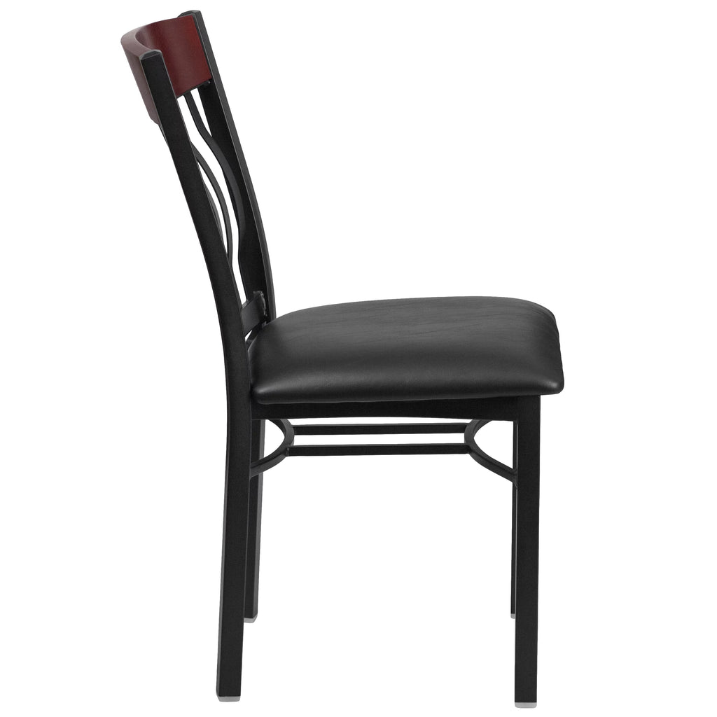 Black Mahogany Wood Dining Chair H998
