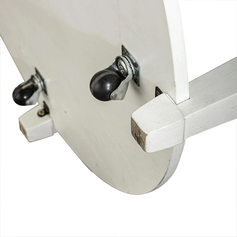 Round Cocktail Table Cottage White U853