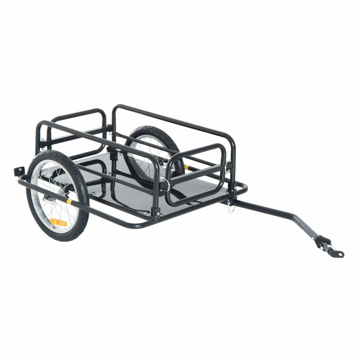 Black Bicycle Cargo Trailer Utility Cart O89497