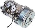 A/C Compressor Sanden SD-7 Type 6-Groove Serpentine Aluminum Housing I6370