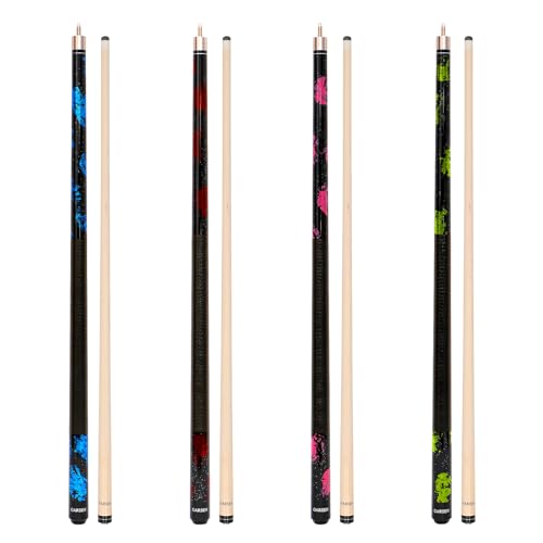 4 Pieces 58 inch Pool Cue Stick M8031