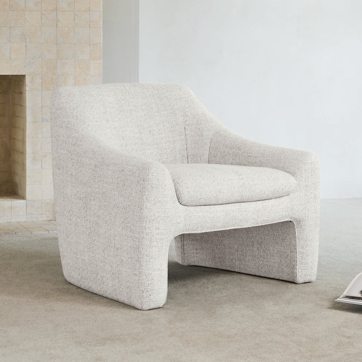 Gray Upholstered Accent Chair X539946