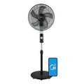 16-inch Smart Pedestal DC Fan with Wi-Fi, Black N544