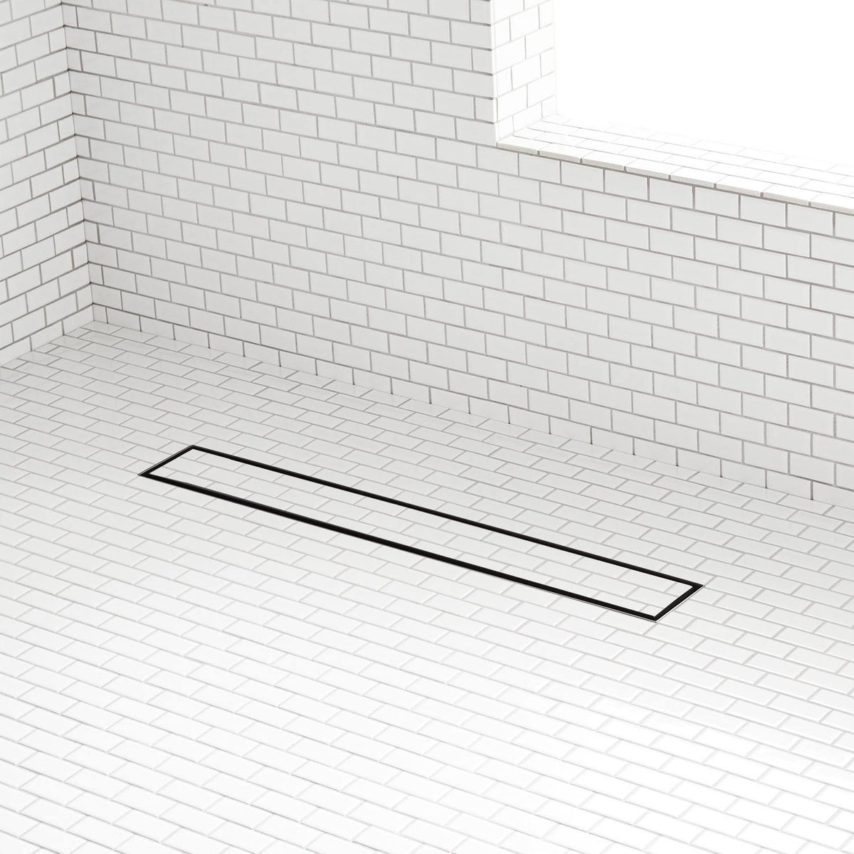 Oil Rubbed Bronze Tile-In Shower Drain with Drain Flange P808499