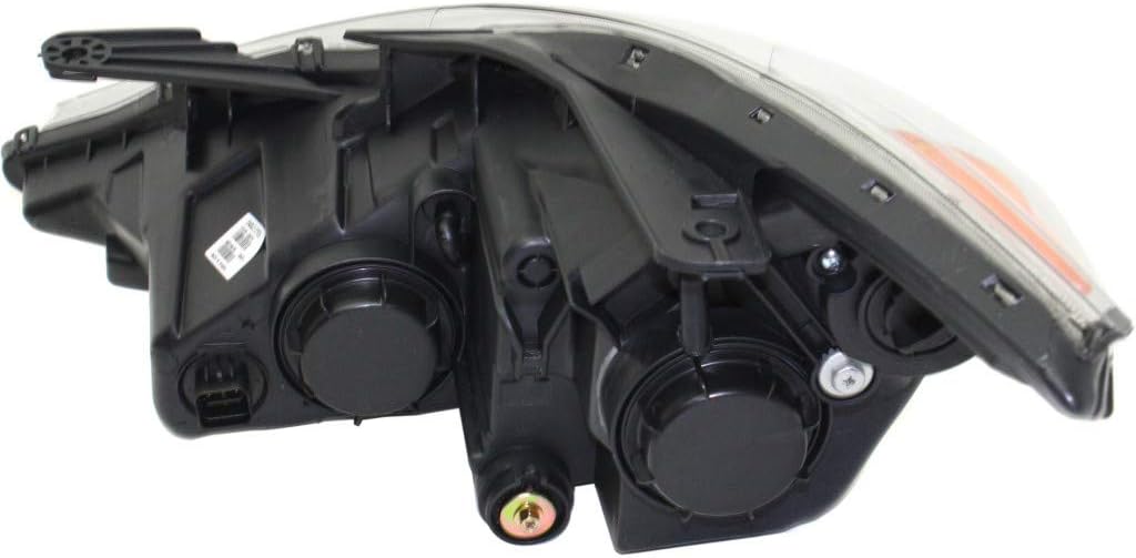 Headlight Assembly for Hyundai Sonata 2011 2012 Passenger Side Chrome Bezel H634057