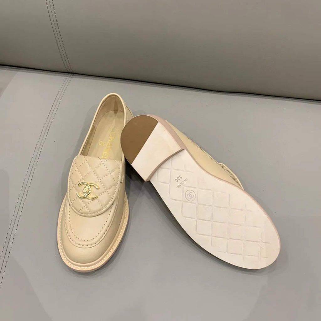 Beige Loafers I246