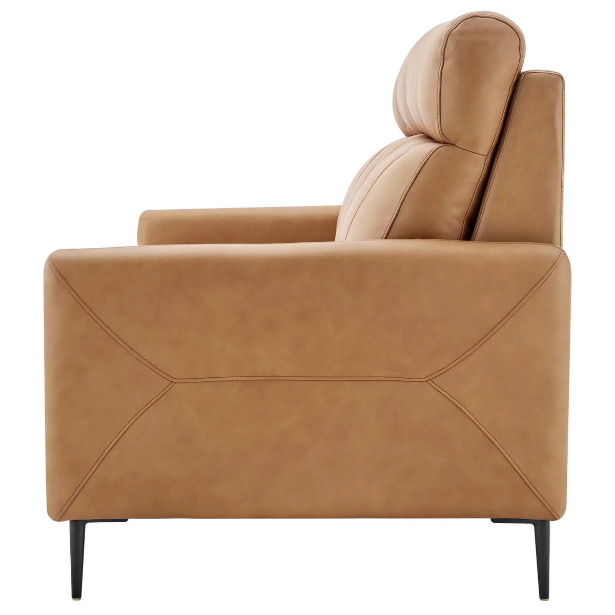 Tan Leather Sofa Y76159