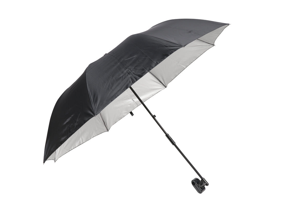 Ozark Trail Chair Umbrella with Clamp, Black, Large 42x42 B6442