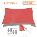 Turquoise Light Green Rectangle Sun Shade Sail Canopy P791213