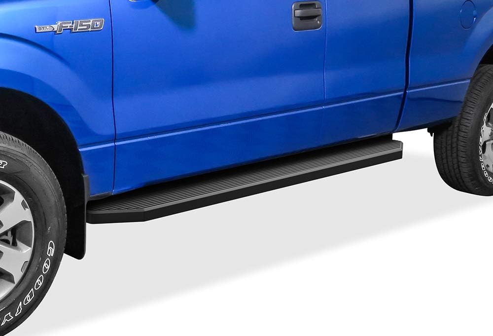 6-inch Black Aluminum Running Boards H580768