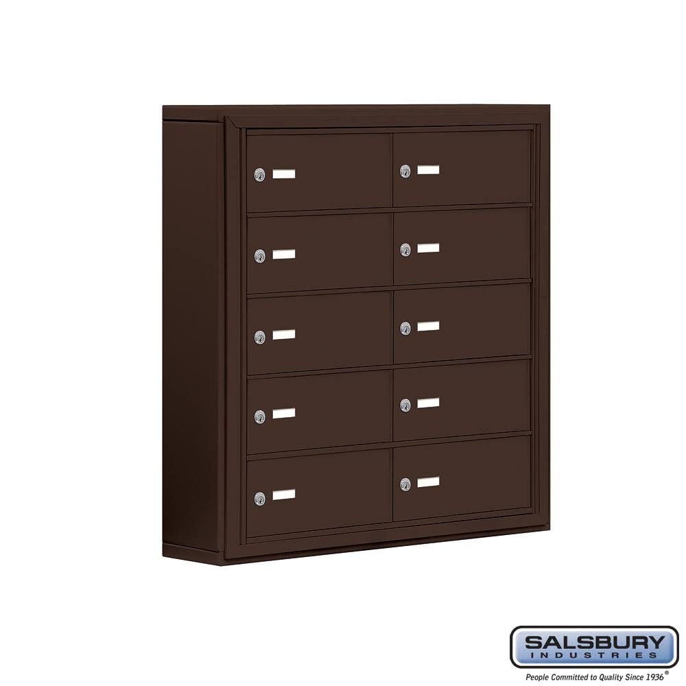 5 Door Bronze Cell Phone Storage Locker P99835