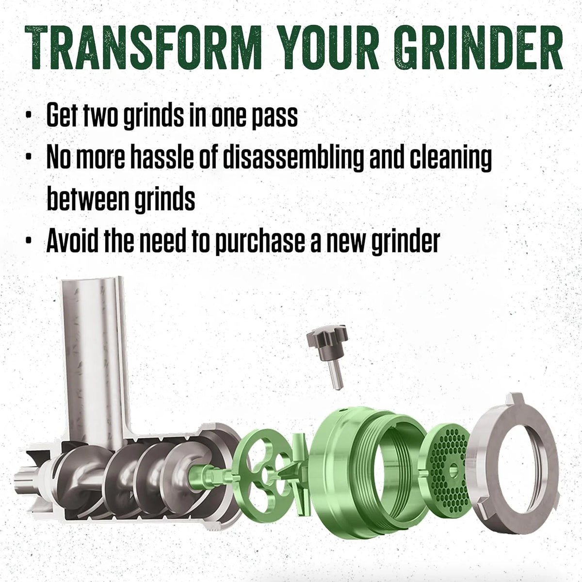 Stainless Steel Meat Grinder Attachment Z7801