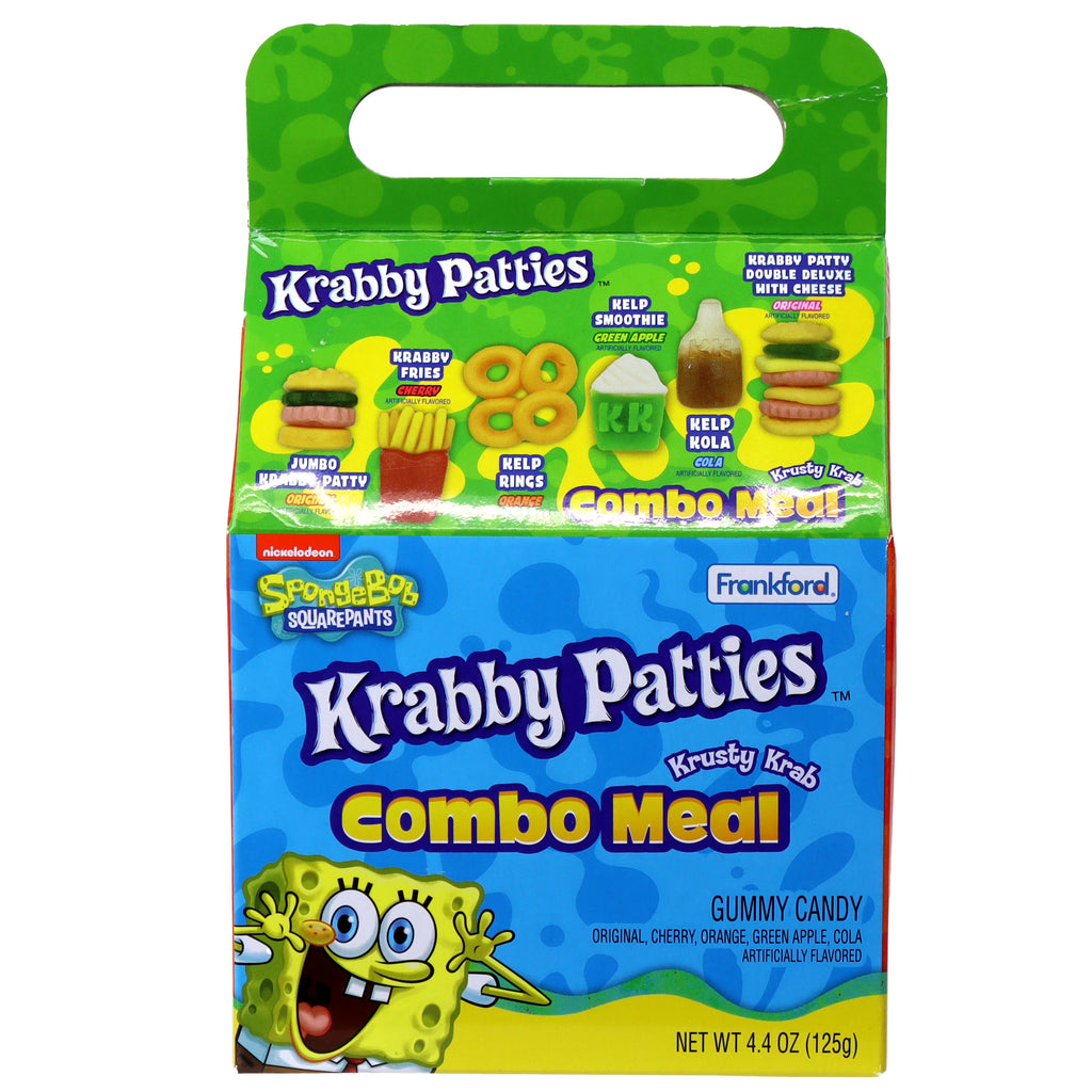 Krabby Patties Gummy Candy Combo Meal, 4.4oz M5328