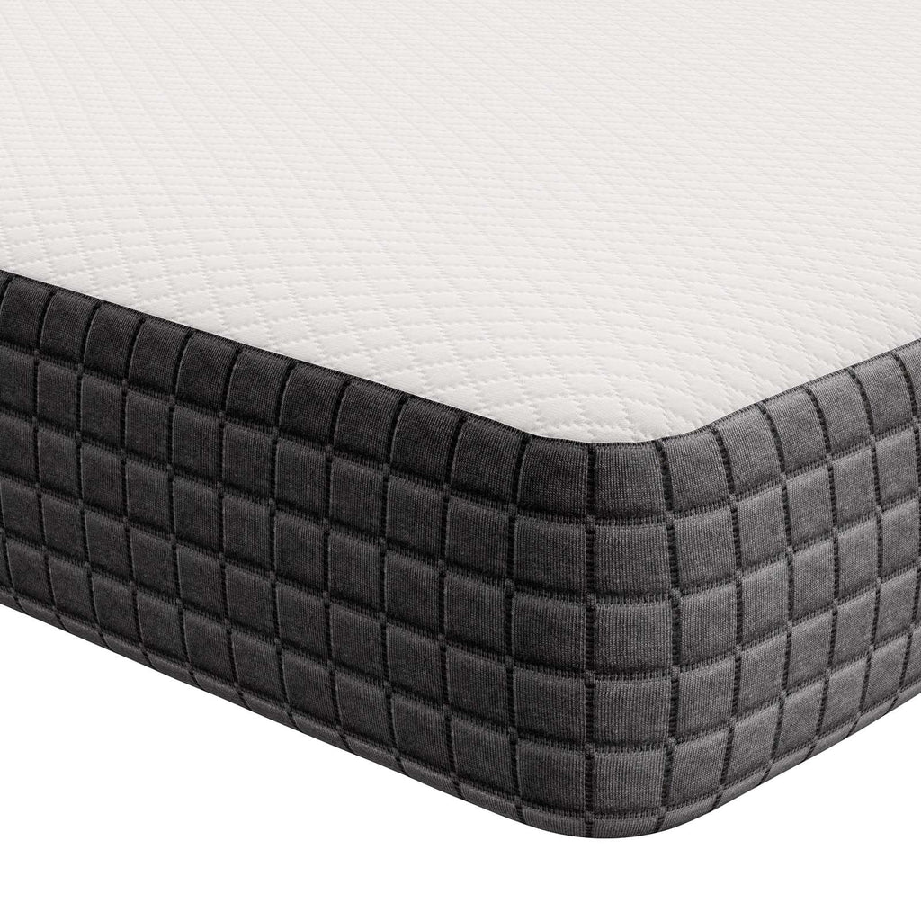 Memory Foam Narrow Twin Mattress in White F618