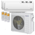 30,000 BTU 3 Zone Ductless Air Conditioner and Heat Pump T315